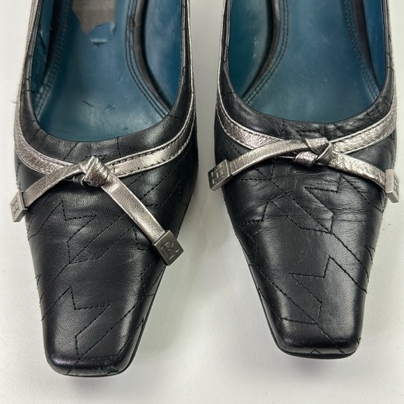 Hilary Radley Rania quilted black leather heels - Picture 9 of 11